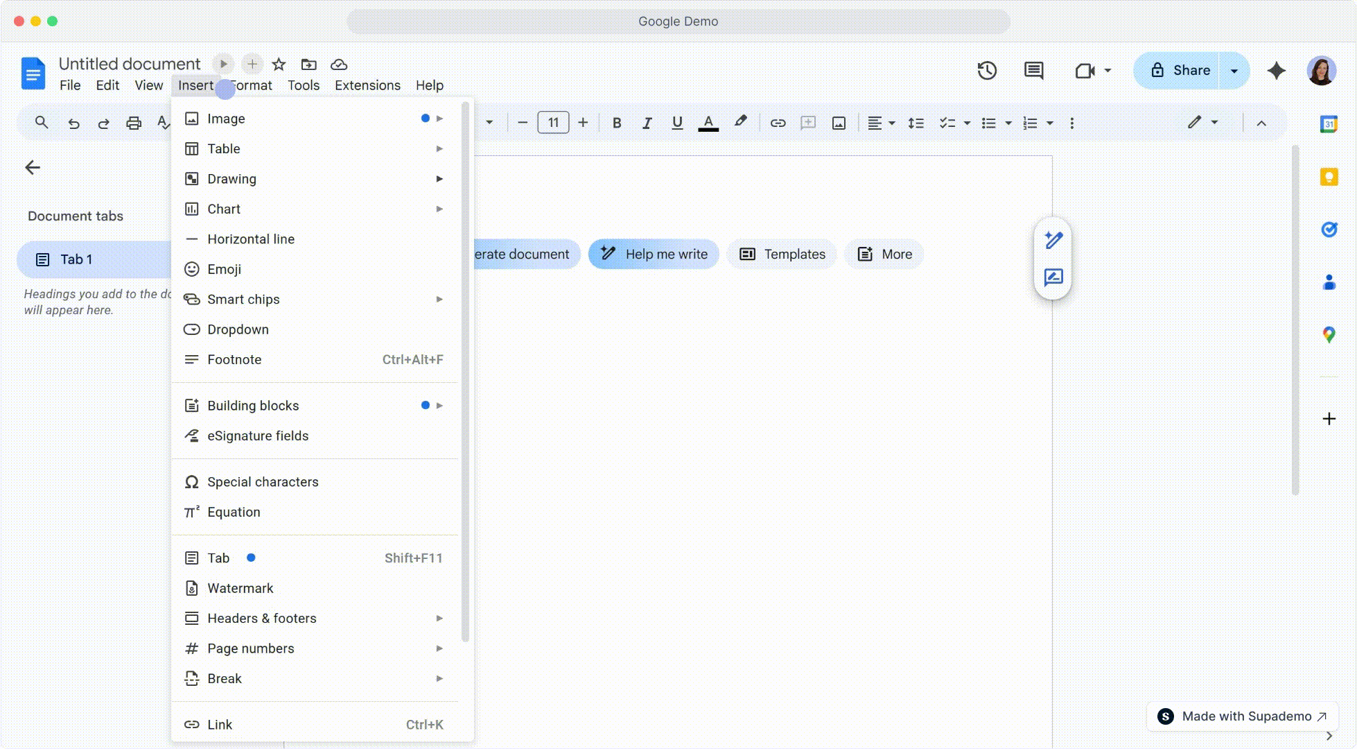 Cómo crear una línea de tiempo en Google Docs: dibujo